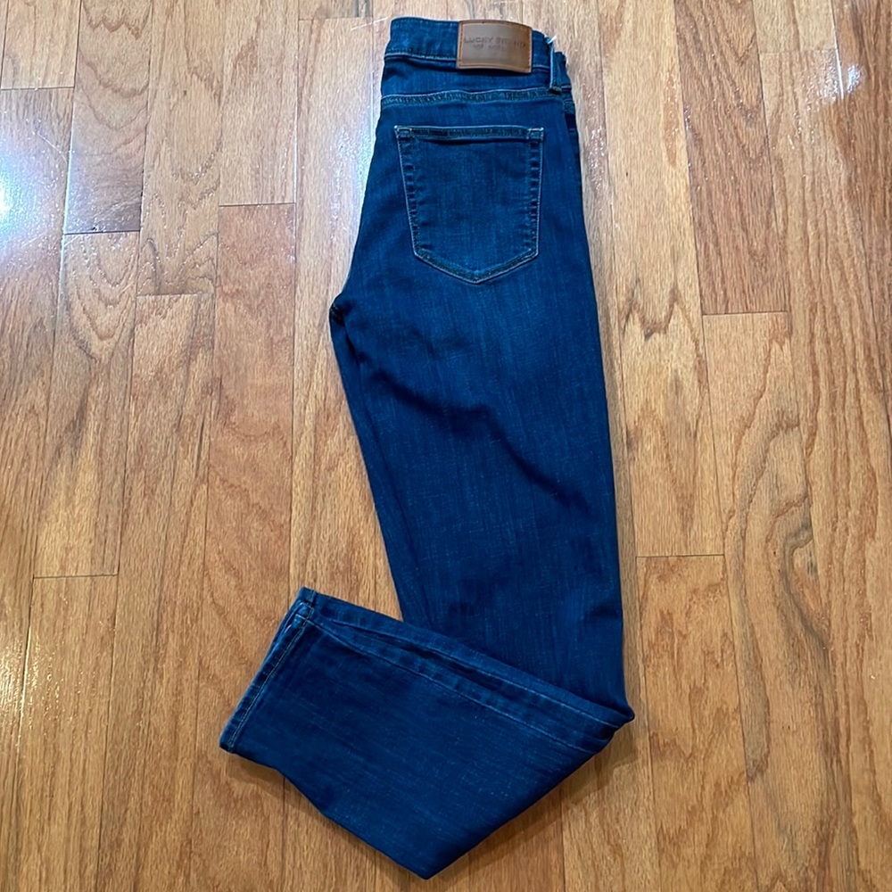 Lucky Brand Women Size 6 / 28 Regular Mid Rise Skinny Hayden Blue Jeans